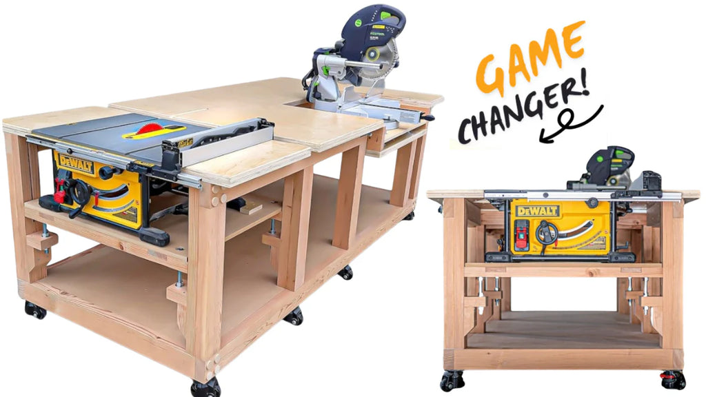 Table Saw Miter Saw WORKBENCH Plan Imperial