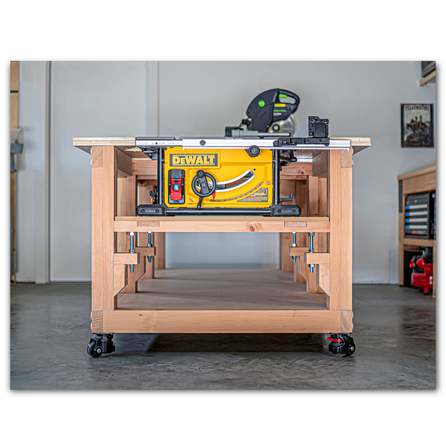 Table Saw Miter Saw WORKBENCH Imperial Plan